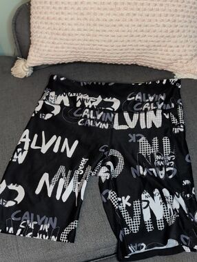 Calvin Klein Athletic Long Moisture Wicking Shorts. Large